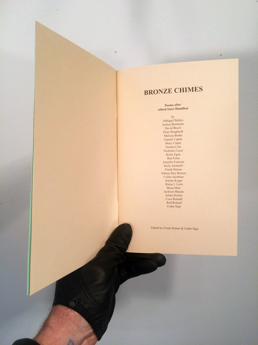 Bronze Chimes: Poems after Alfred Starr Hamilton