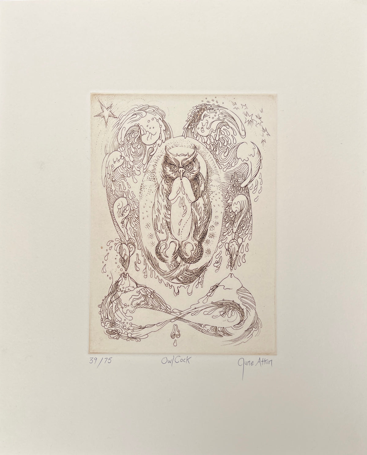 June Atkin - Owl Cock